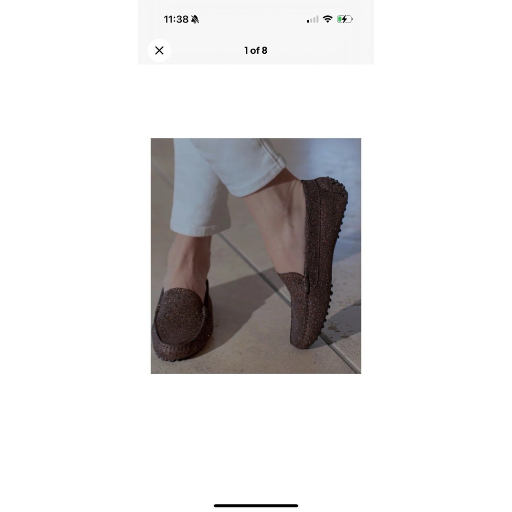 New M. GEMI The Felize Shearling Brown/rust Suede Moc  42 Women's US Size 11 - Picture 15 of 16